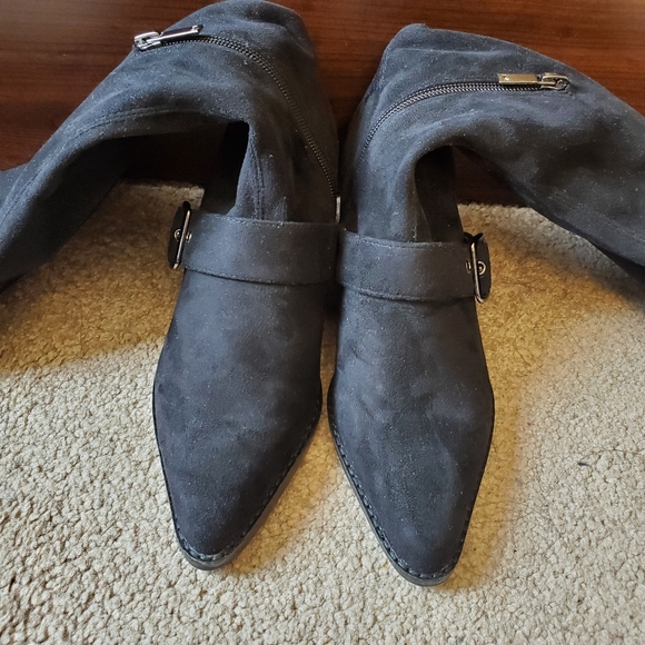 Marc Fisher Suede Over the Knee Boots - Picture 3 of 7